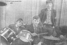 Злева-направа: Валера Рэбка, Алег Усцінаў і Віталь Філіпчанка