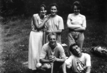 злева-направа: Валянціна Шыленкова, Аксана Раждаева, Наталля, Віталь Філіпчанка, Аляксандр Казіміраў