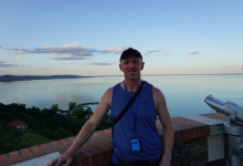 Венгрыя, паўвостраў Ціхань, возера Балатон