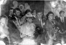 Сяргей Усцінаў (сведка), Алена Забалоцкіх (нявеста), Леанід Міхейчыкаў (жаніх), Таццяна Скобнікава (сведка)